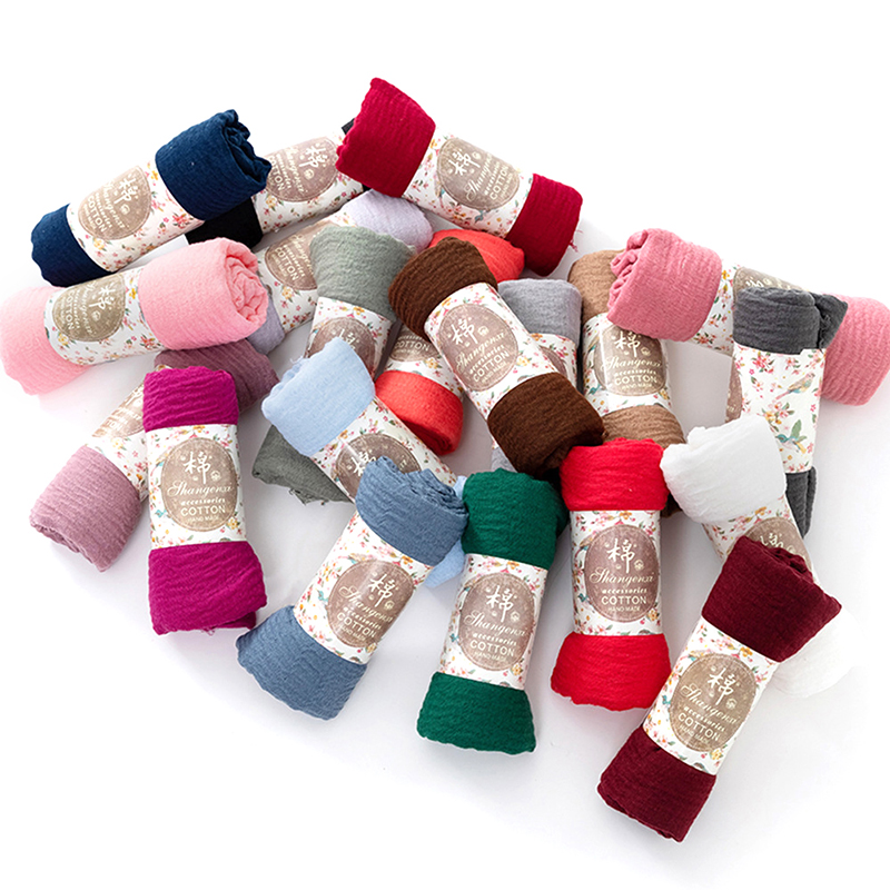 W1189 ผ้าคลุมฮิญาบ Voile ที่สะดวกและอเนกประสงค์