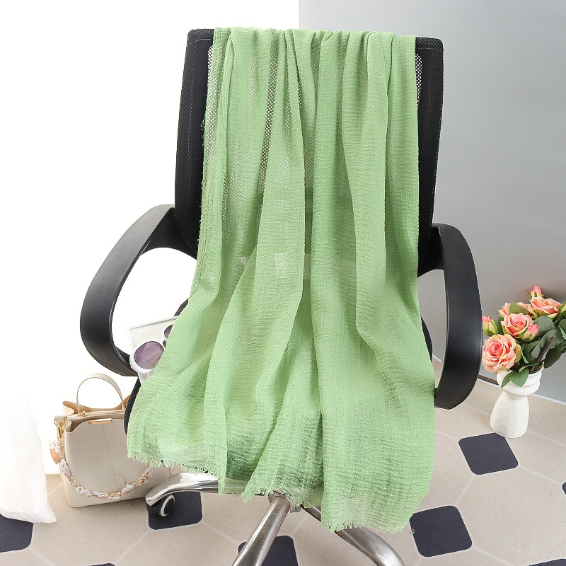 G245 ฮิญาบ Voile นุ่มและระบายอากาศได้