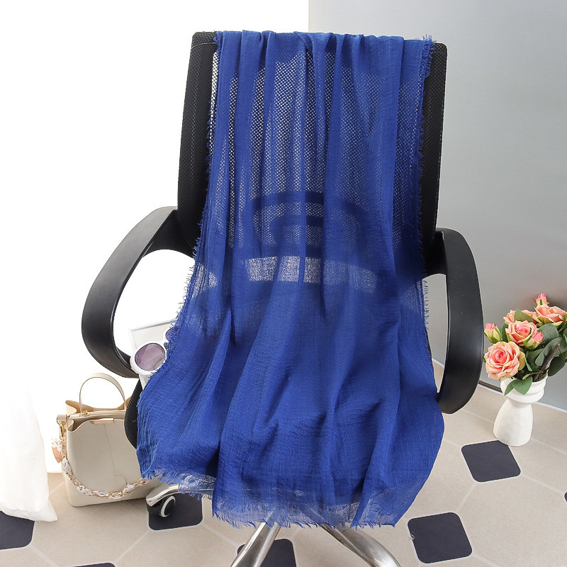 G245 ฮิญาบ Voile นุ่มและระบายอากาศได้