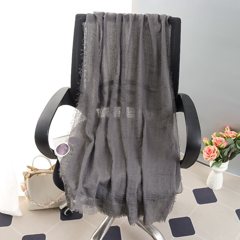 G245 ฮิญาบ Voile นุ่มและระบายอากาศได้