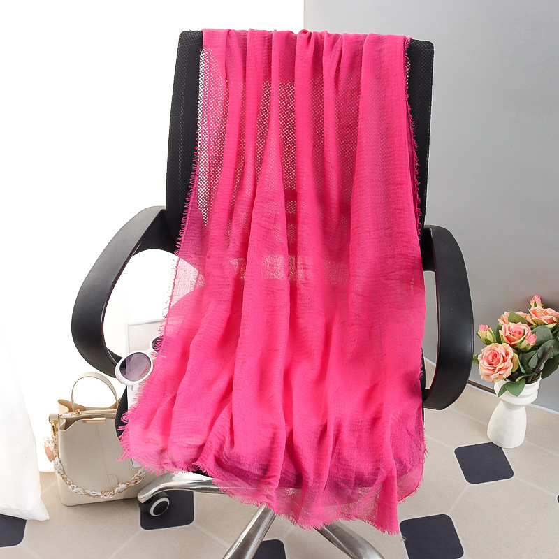 G245 ฮิญาบ Voile นุ่มและระบายอากาศได้