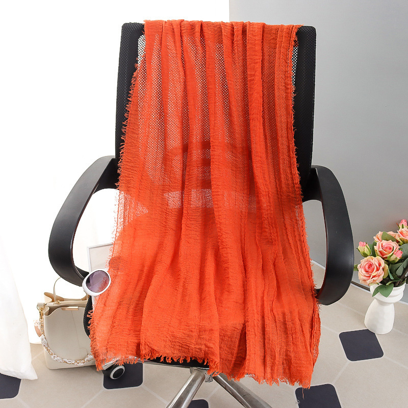 G245 ฮิญาบ Voile นุ่มและระบายอากาศได้