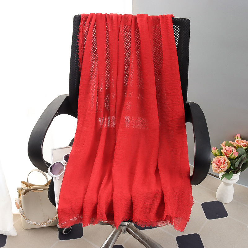 G245 ฮิญาบ Voile นุ่มและระบายอากาศได้