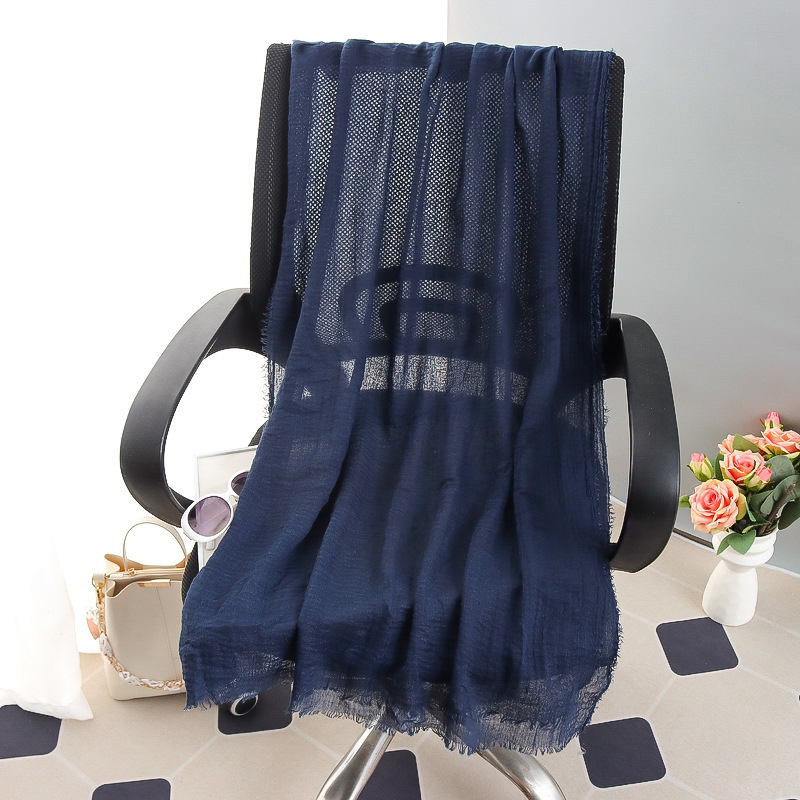 G245 ฮิญาบ Voile นุ่มและระบายอากาศได้