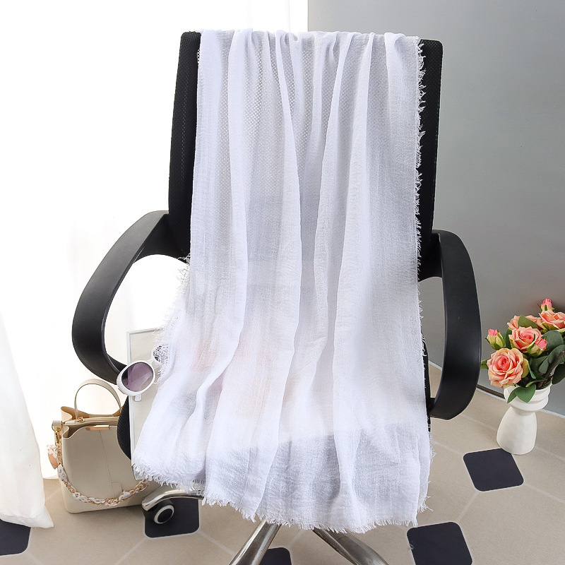 G245 ฮิญาบ Voile นุ่มและระบายอากาศได้