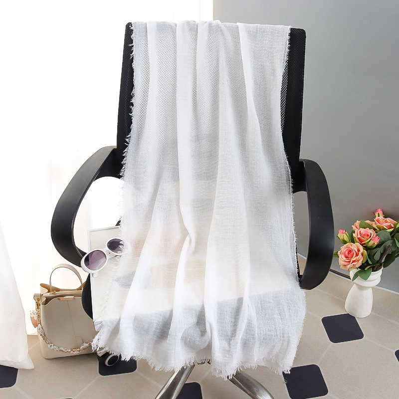 G245 ฮิญาบ Voile นุ่มและระบายอากาศได้