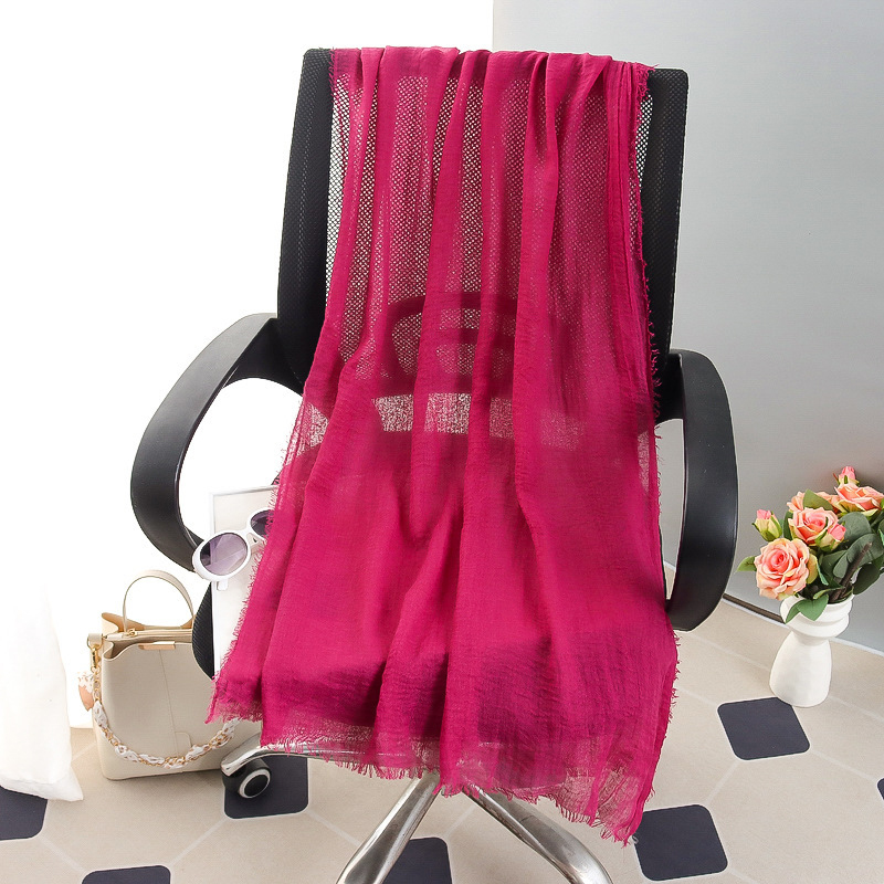 G245 ฮิญาบ Voile นุ่มและระบายอากาศได้