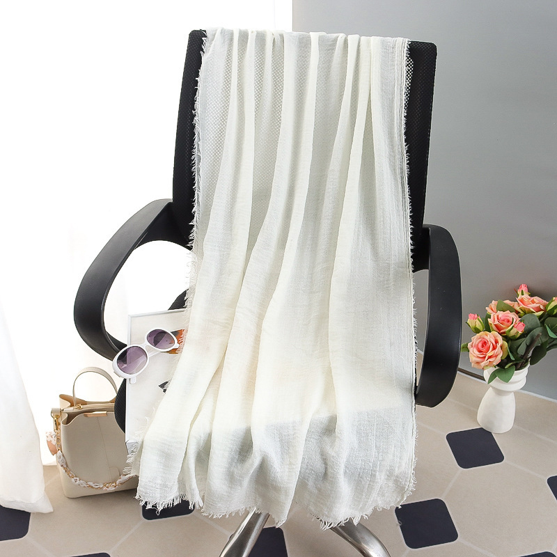 G245 ฮิญาบ Voile นุ่มและระบายอากาศได้