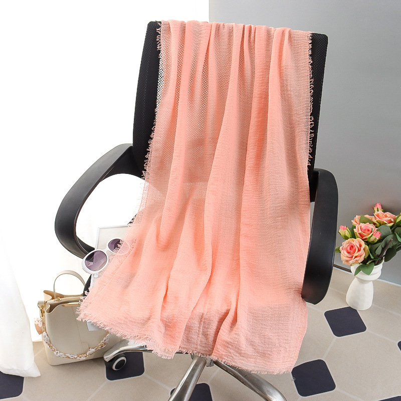 G245 ฮิญาบ Voile นุ่มและระบายอากาศได้