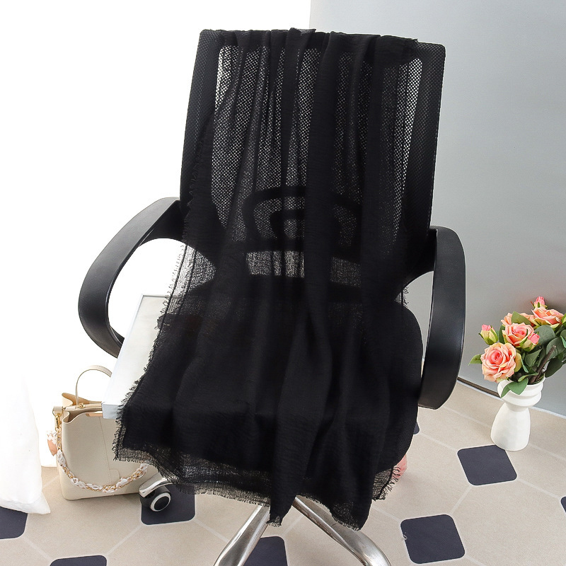 G245 ฮิญาบ Voile นุ่มและระบายอากาศได้