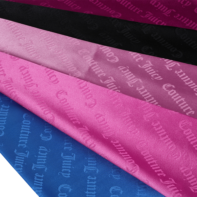 ผ้า Jacquard จดหมายซาตินยืด 75D