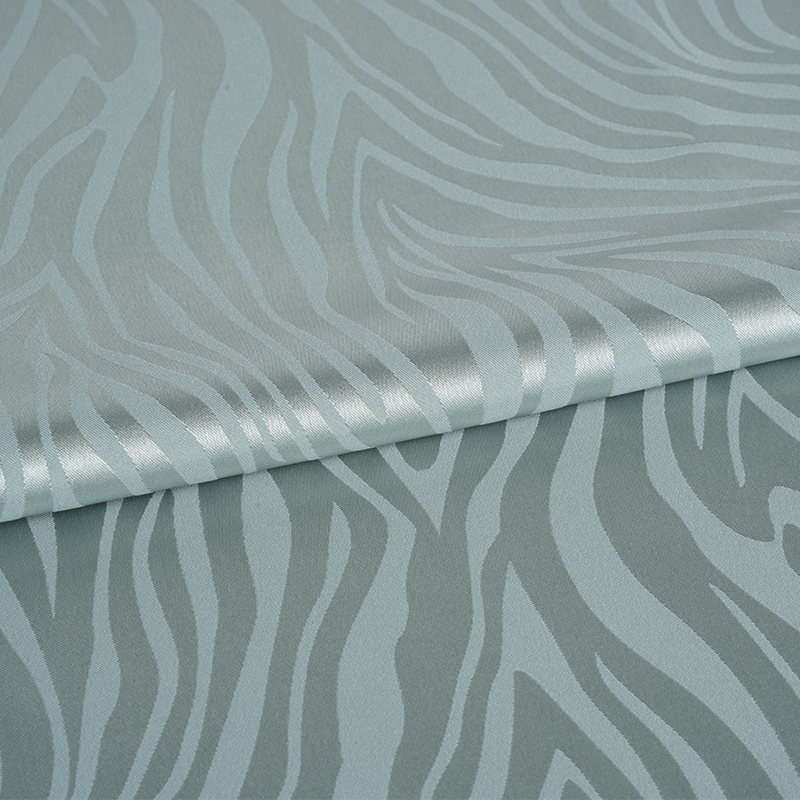 75D*150D+40D ซาตินยืด Jacquard ม้าลาย