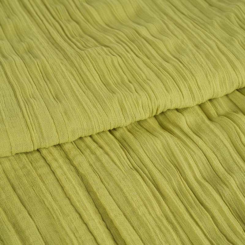 ผ้าชีฟองเครปจีบ 75d