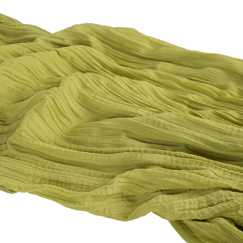 ผ้าชีฟองเครปจีบ 75d