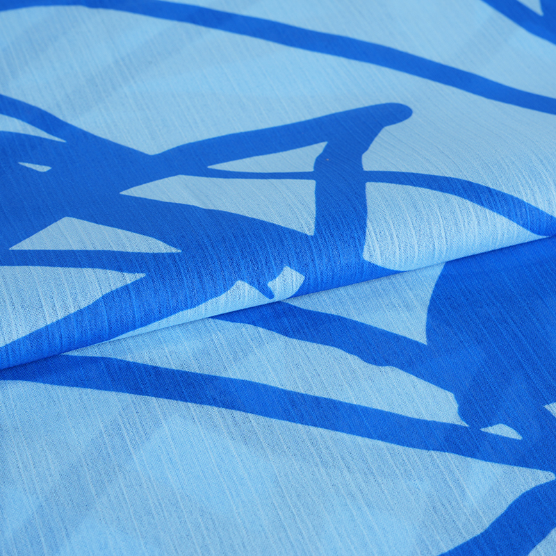 BD2503 75D ผ้าเครปพิมพ์ลาย Dream Space ชีฟอง