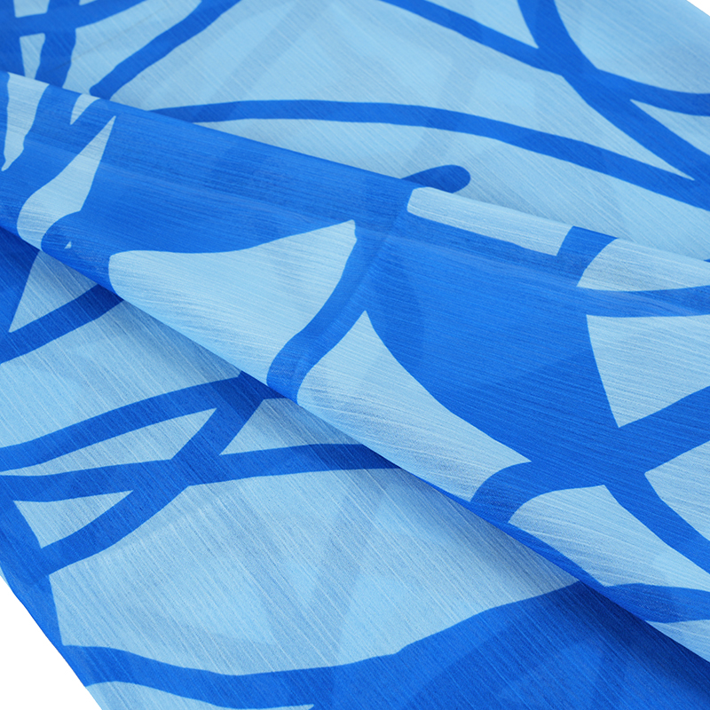 BD2503 75D ผ้าเครปพิมพ์ลาย Dream Space ชีฟอง