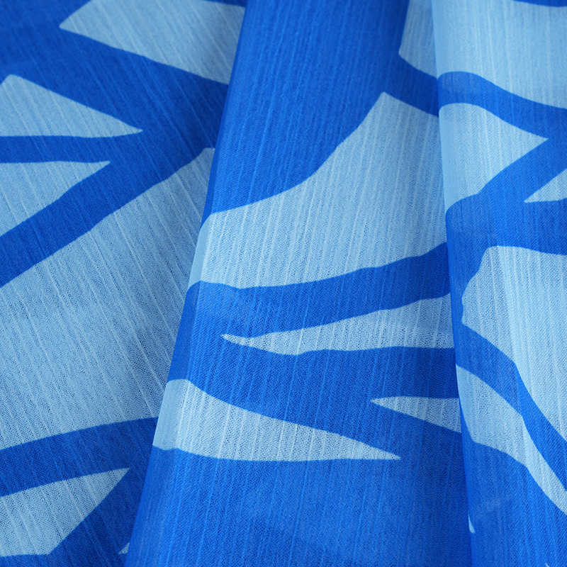 BD2503 75D ผ้าเครปพิมพ์ลาย Dream Space ชีฟอง