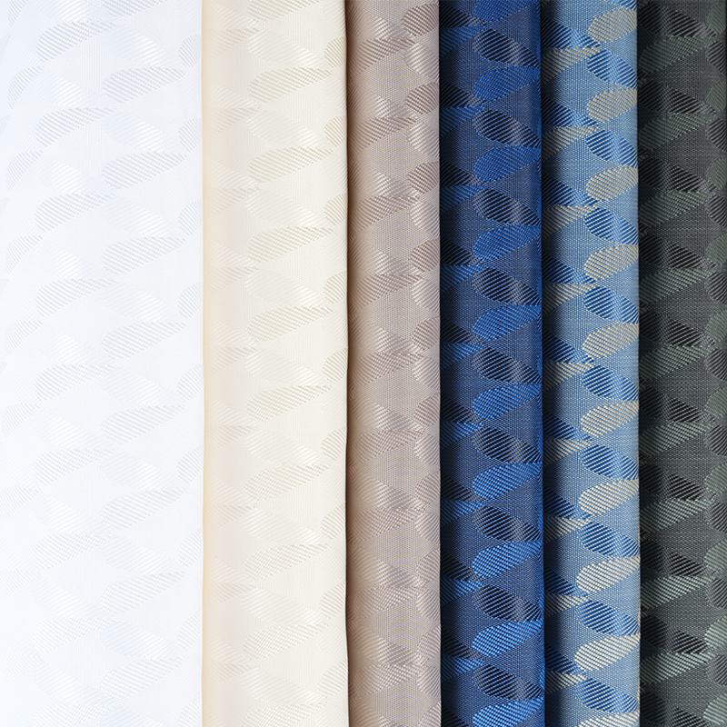 การย้อม Jacquard รักสมมาตรสองสีประจุบวกโพลีเอสเตอร์