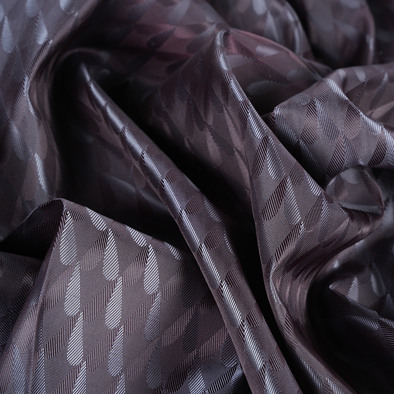 การย้อม Jacquard รักสมมาตรสองสีประจุบวกโพลีเอสเตอร์