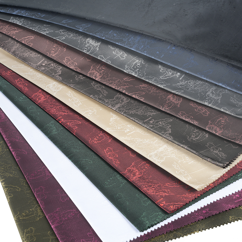 โพลีเอสเตอร์ Cationic English โลโก้แผนที่ Jacquard