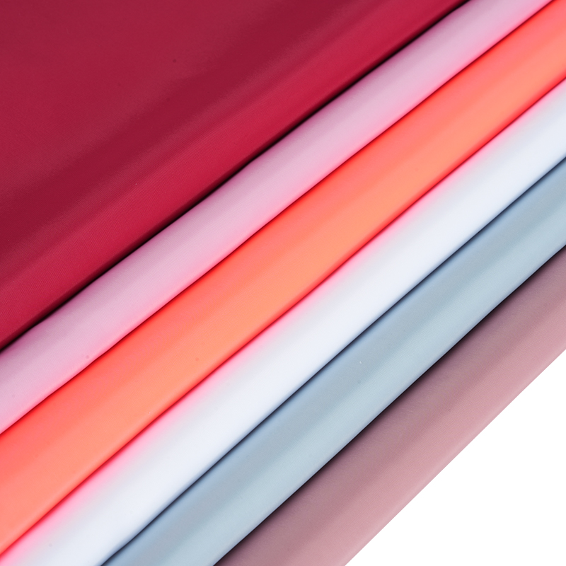 ผ้าหน่วยความจำเลียนแบบธรรมดา 75D FDY (ไม่มีการบิด)