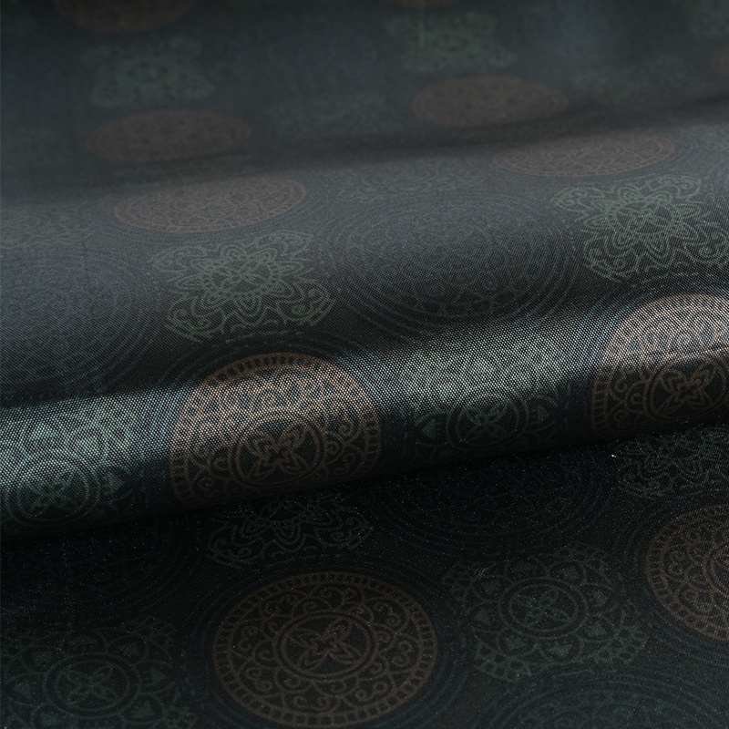 ผ้าพิมพ์ลายไอศกรีมหมอกปั่นเบา 180T