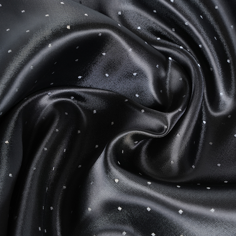 ผ้า Jacquard ลายจุดซาติน PV